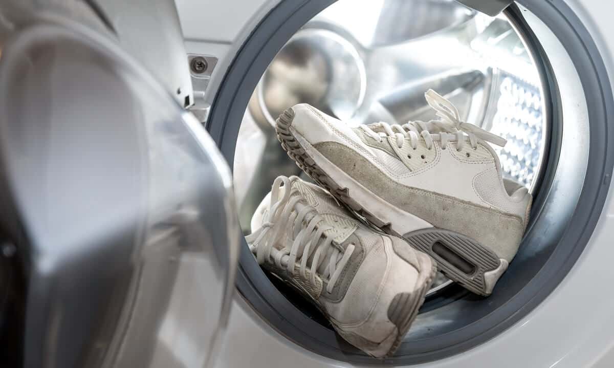 Weisse Schuhe Waschmaschine